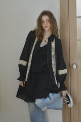 bohemian cotton lace blouse