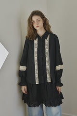 bohemian cotton lace blouse