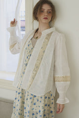 bohemian cotton lace blouse