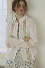 bohemian cotton lace blouse