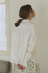 bohemian cotton lace blouse