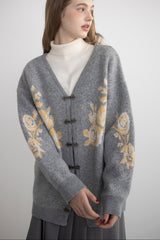 flower china cardigan