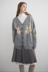 flower china cardigan