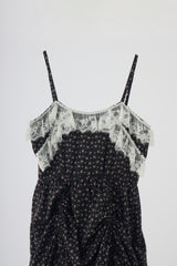 lace drawstring onepiece