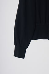 sailor color frill rib cardigan