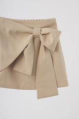 big ribbon mini skirt