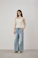 heart damage denim
