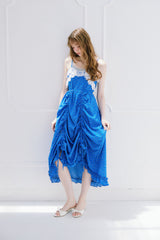 lace drawstring onepiece