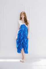 lace drawstring onepiece