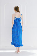 lace drawstring onepiece