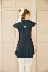 double collar sailor onepiece