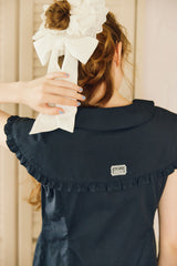 double collar sailor onepiece