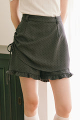 layered frill mini pants