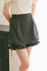 layered frill mini pants