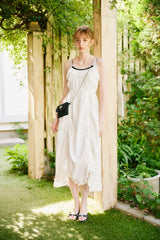 lace drawstring onepiece