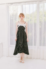 lace drawstring onepiece