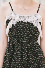 lace drawstring onepiece