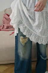 heart damage denim
