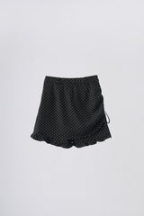 layered frill mini pants