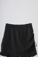 layered frill mini pants