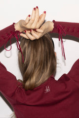 lace up ribbon turtle knit (NEW COLOR)