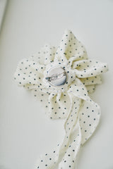 dot × rose corsage cami onepiece