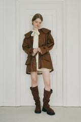 2way kushu-kushu suede boots