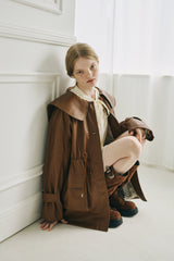 big collar vegan leather jacket