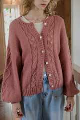 made in Japan mohair cardigan