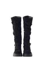 2way kushu-kushu suede boots