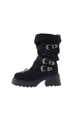 2way kushu-kushu suede boots