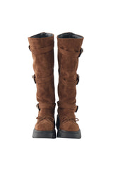 2way kushu-kushu suede boots