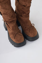 2way kushu-kushu suede boots