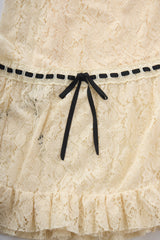 romantic lace ribbon skirt