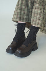 lace up socks boots