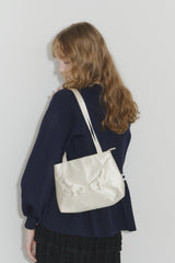 angel satin shoulder bag