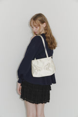 angel satin shoulder bag
