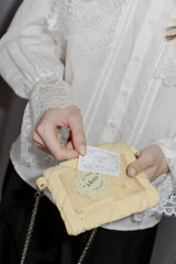 paddet chain pouch bag