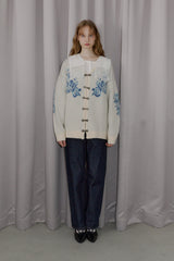 flower china cardigan