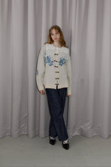 flower china cardigan