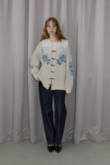 flower china cardigan