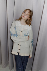 flower china cardigan