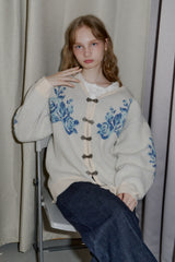flower china cardigan