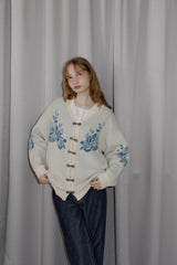 flower china cardigan