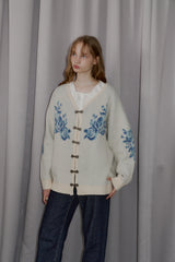 flower china cardigan