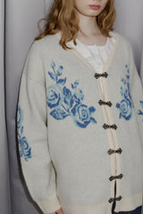 flower china cardigan