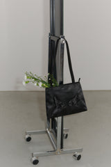 angel satin shoulder bag