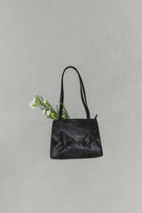 angel satin shoulder bag