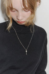 【 online store Exclusive 】silver925 heart key necklace