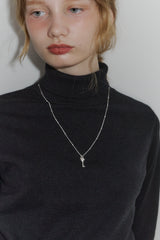 【 online store Exclusive 】silver925 heart key necklace